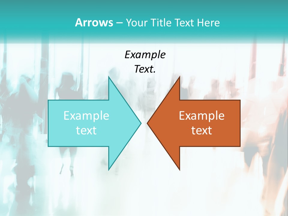 Shadows Of People PowerPoint Template