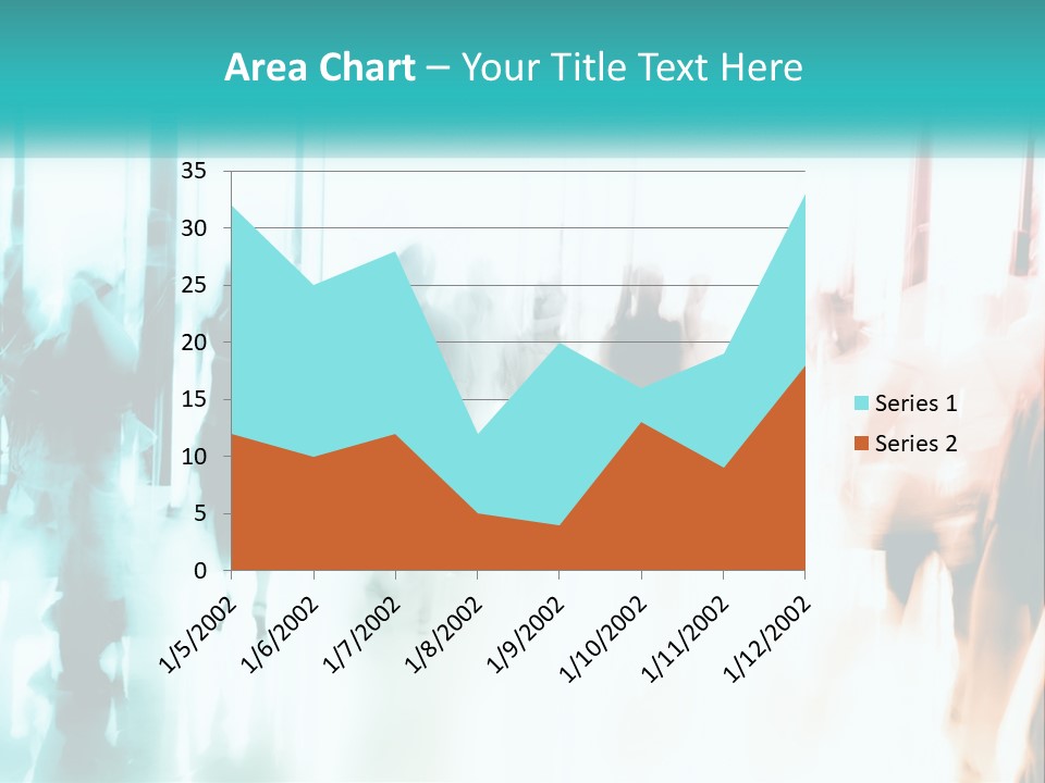Shadows Of People PowerPoint Template