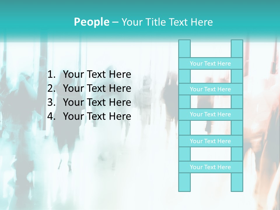 Shadows Of People PowerPoint Template