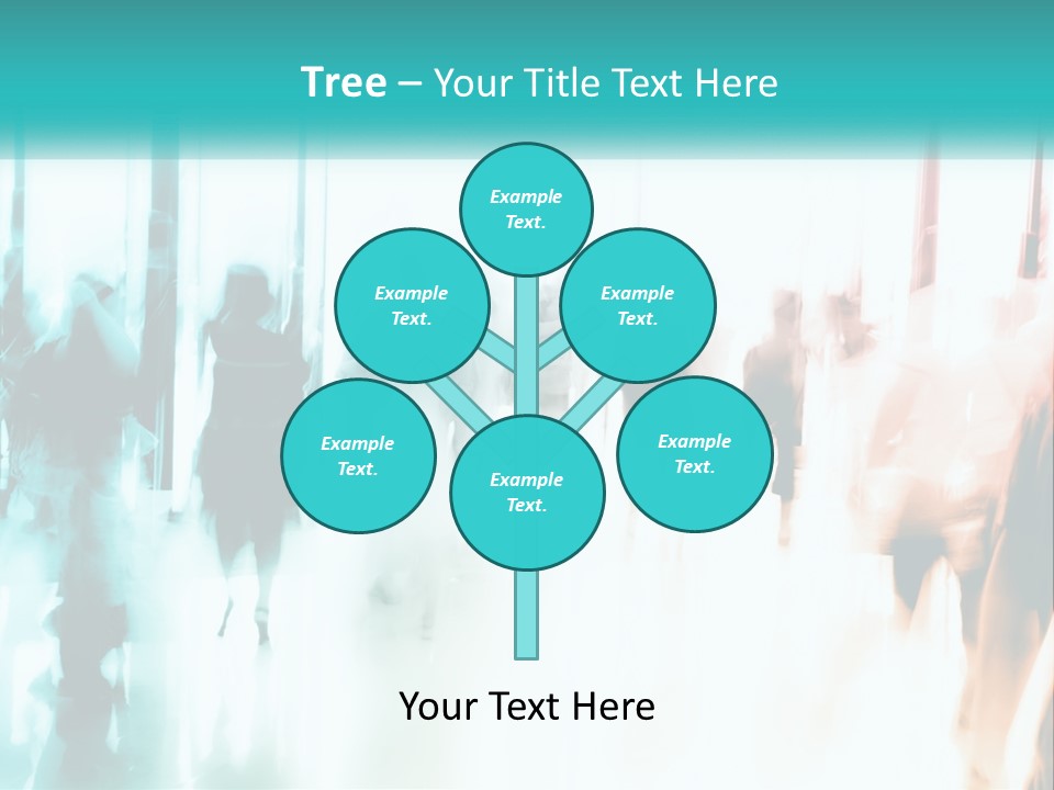 Shadows Of People PowerPoint Template