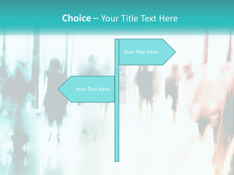 Shadows Of People PowerPoint Template