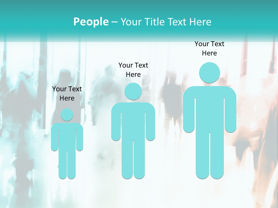 Shadows Of People PowerPoint Template