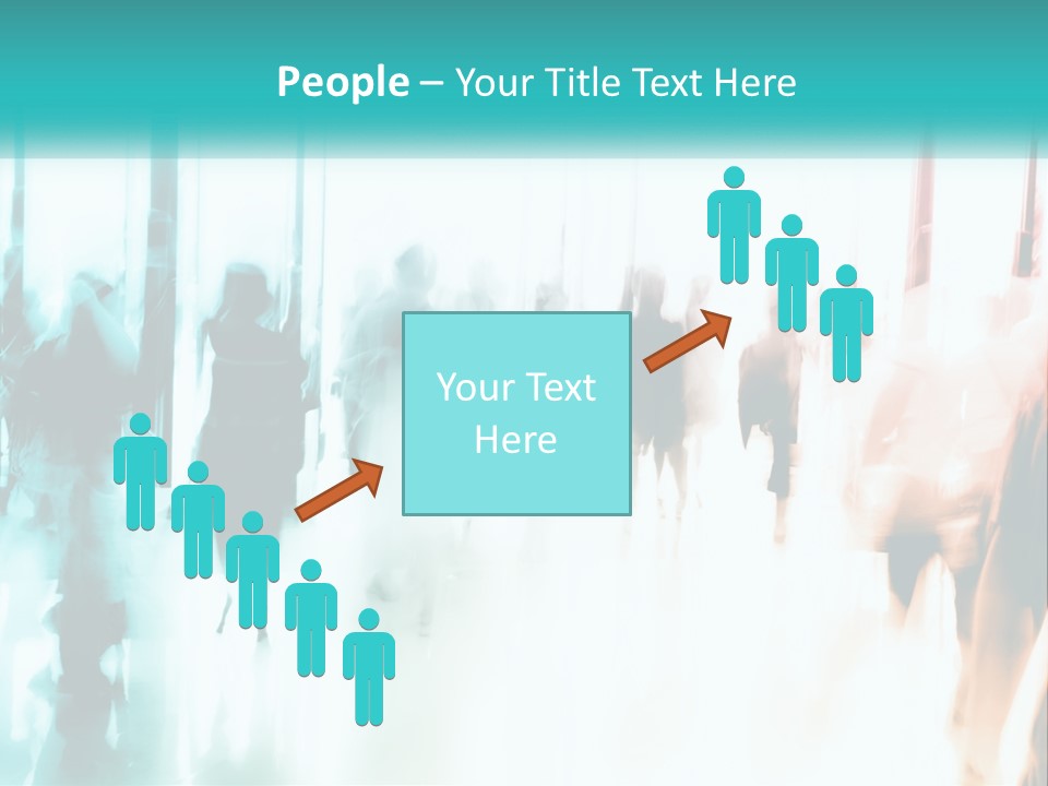 Shadows Of People PowerPoint Template
