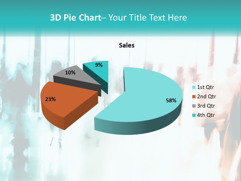 Shadows Of People PowerPoint Template
