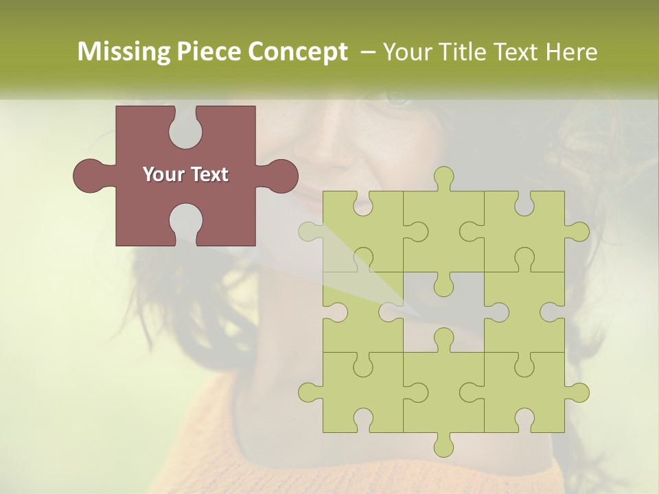 Smiling Girl PowerPoint Template