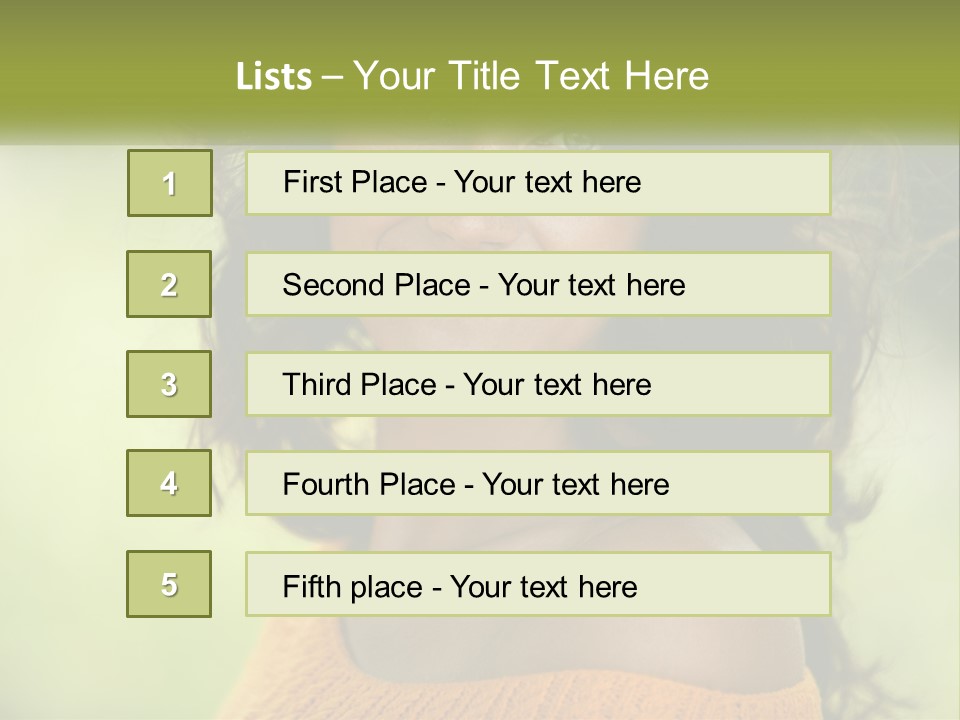 Smiling Girl PowerPoint Template