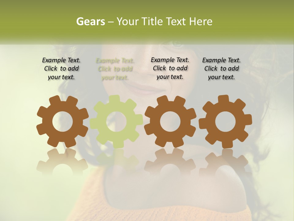 Smiling Girl PowerPoint Template