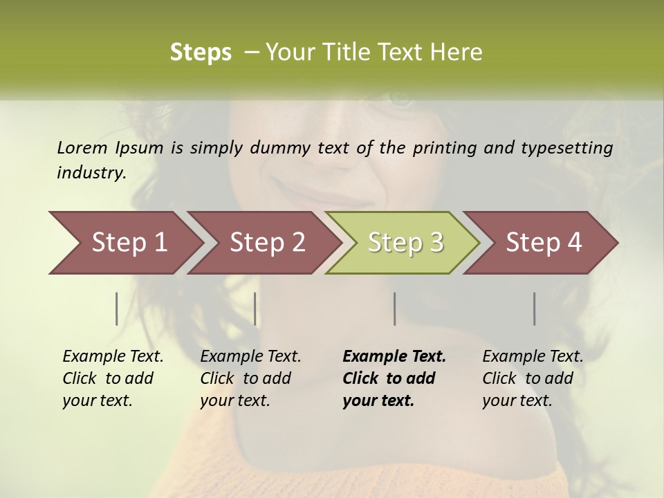 Smiling Girl PowerPoint Template