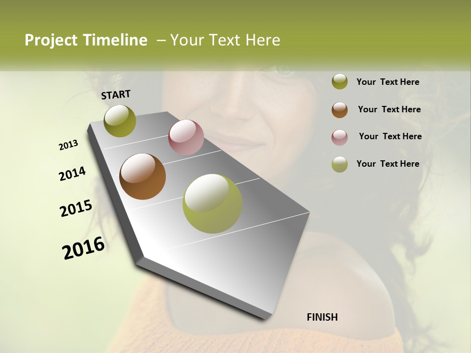 Smiling Girl PowerPoint Template