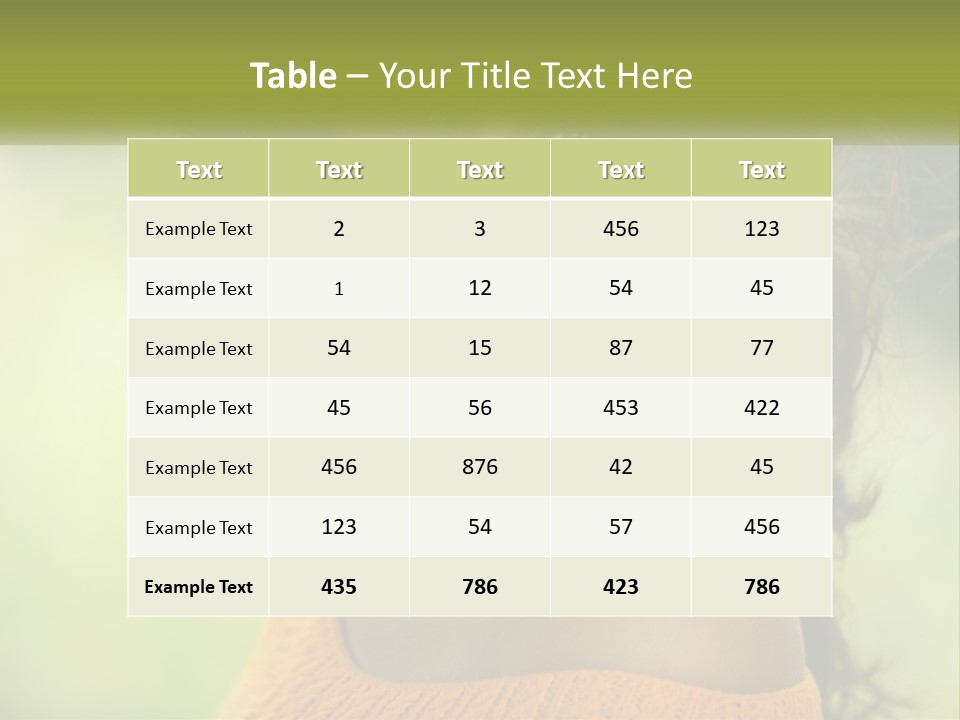 Smiling Girl PowerPoint Template