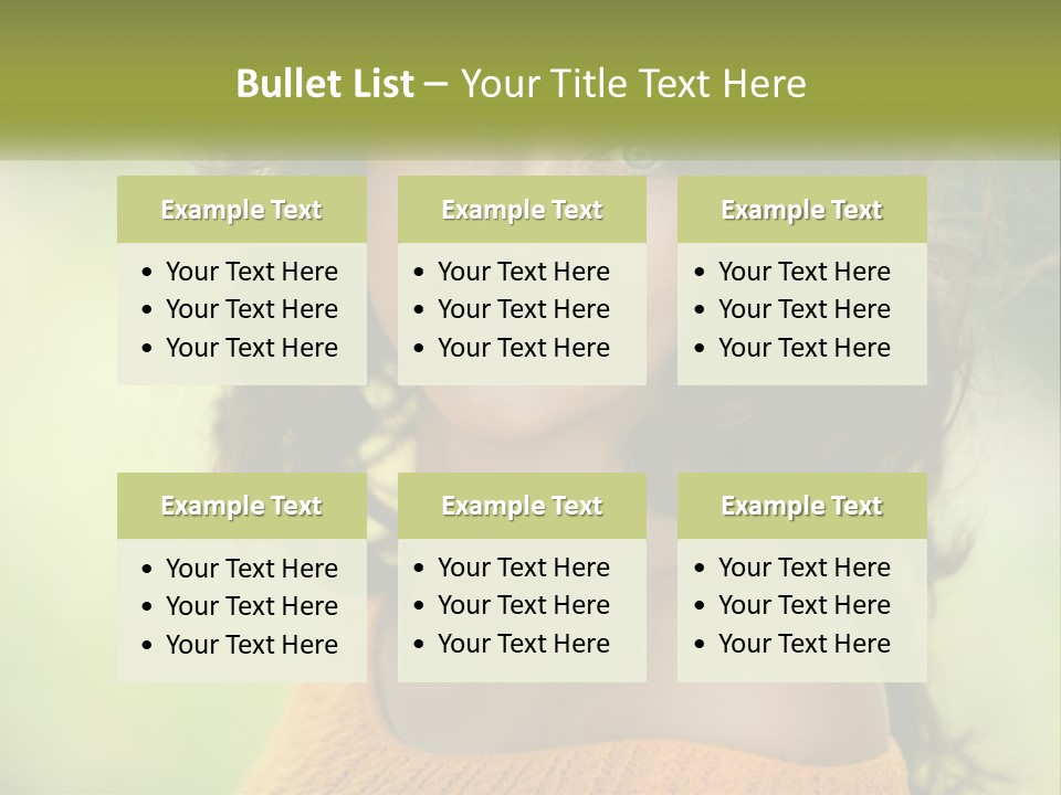 Smiling Girl PowerPoint Template