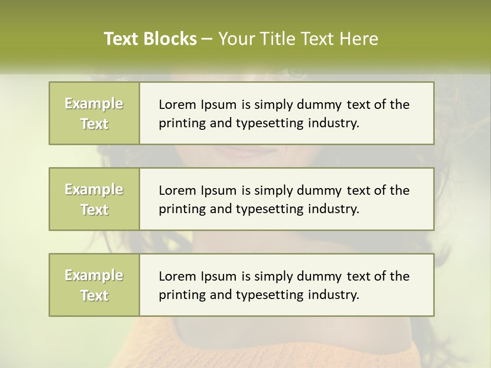 Smiling Girl PowerPoint Template