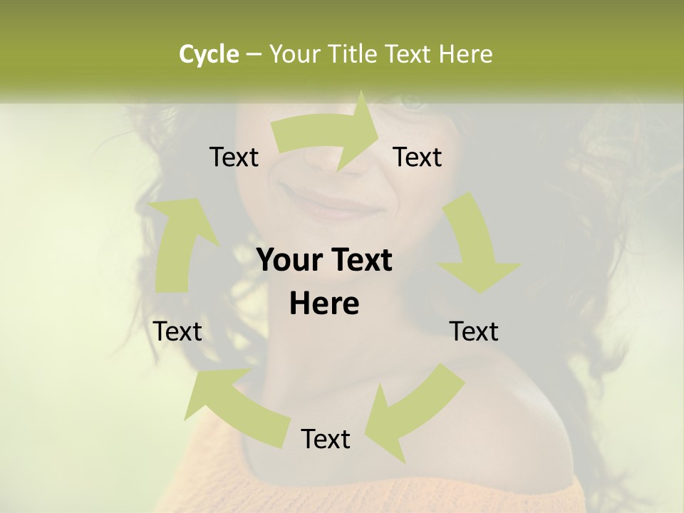 Smiling Girl PowerPoint Template