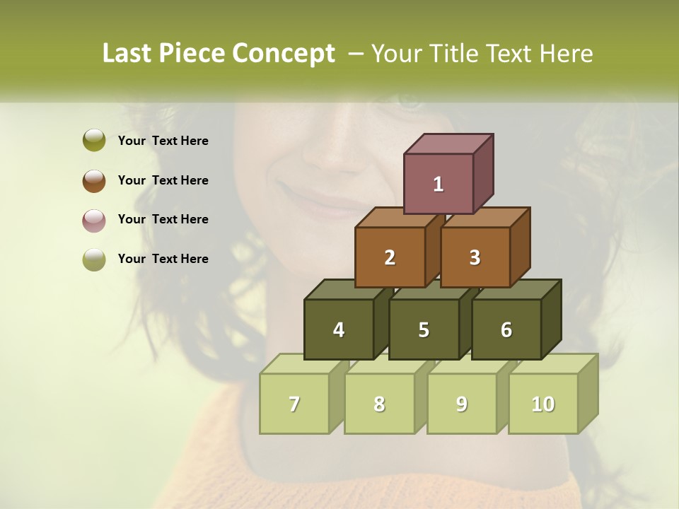 Smiling Girl PowerPoint Template