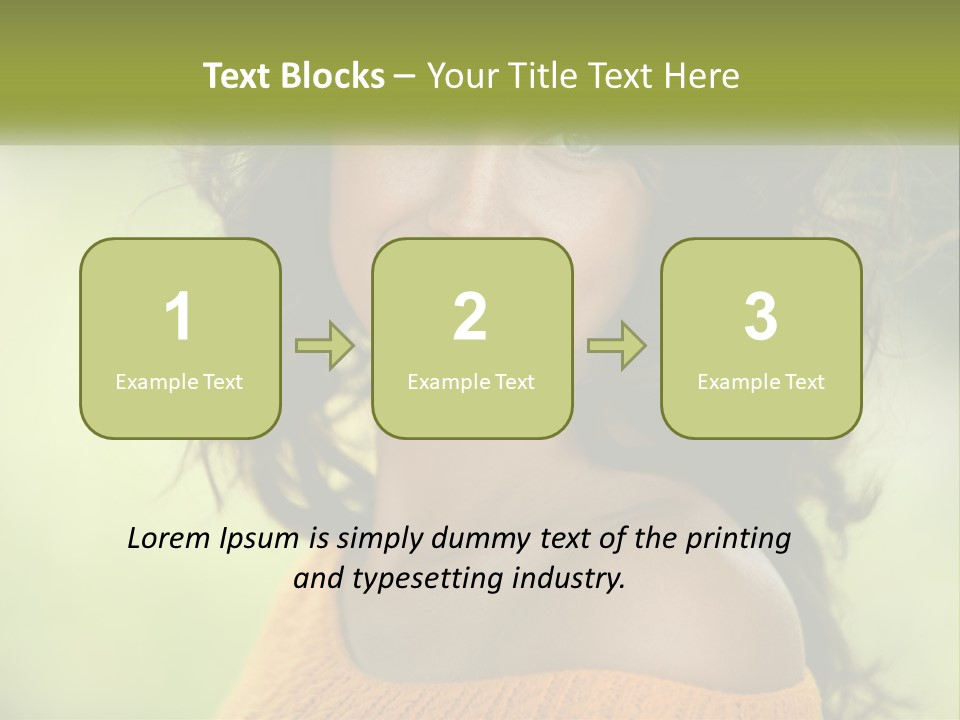 Smiling Girl PowerPoint Template