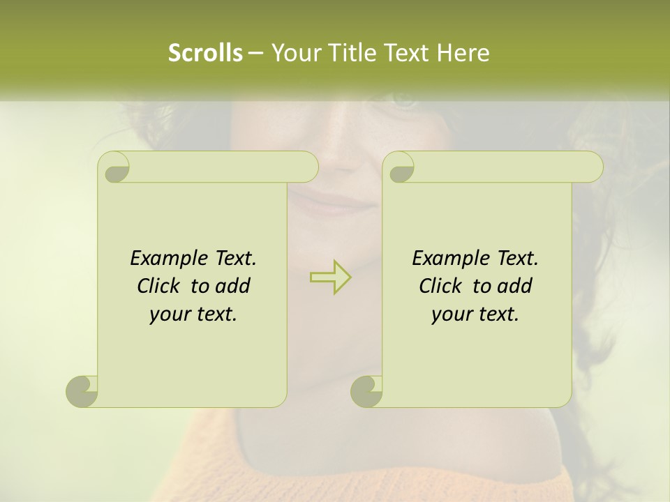 Smiling Girl PowerPoint Template