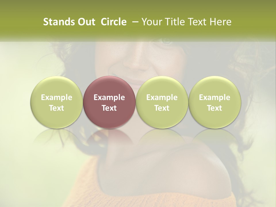 Smiling Girl PowerPoint Template