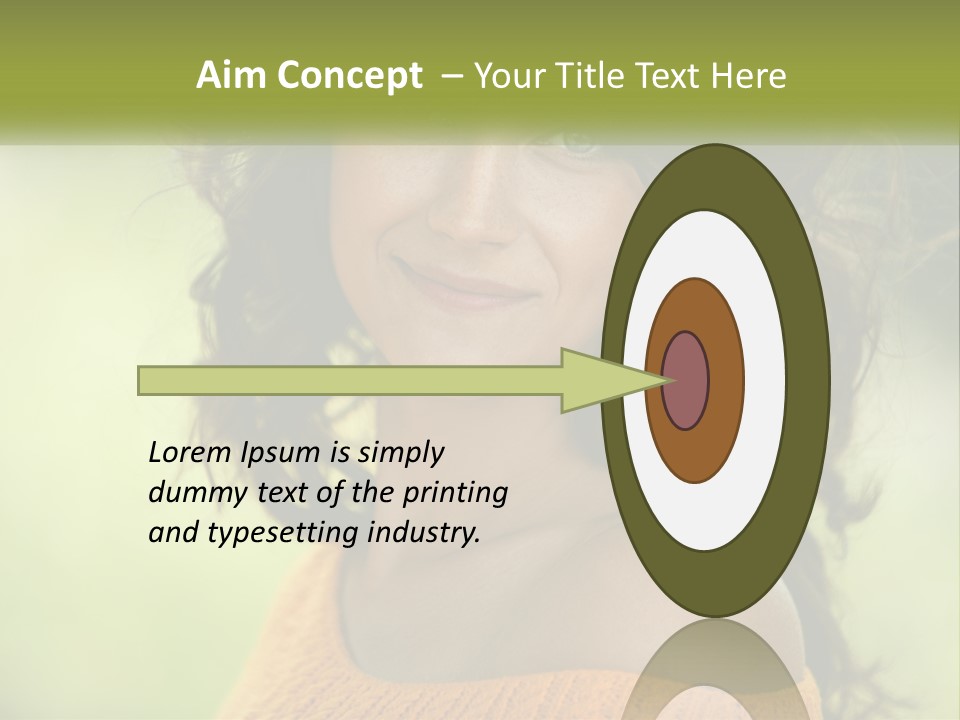 Smiling Girl PowerPoint Template