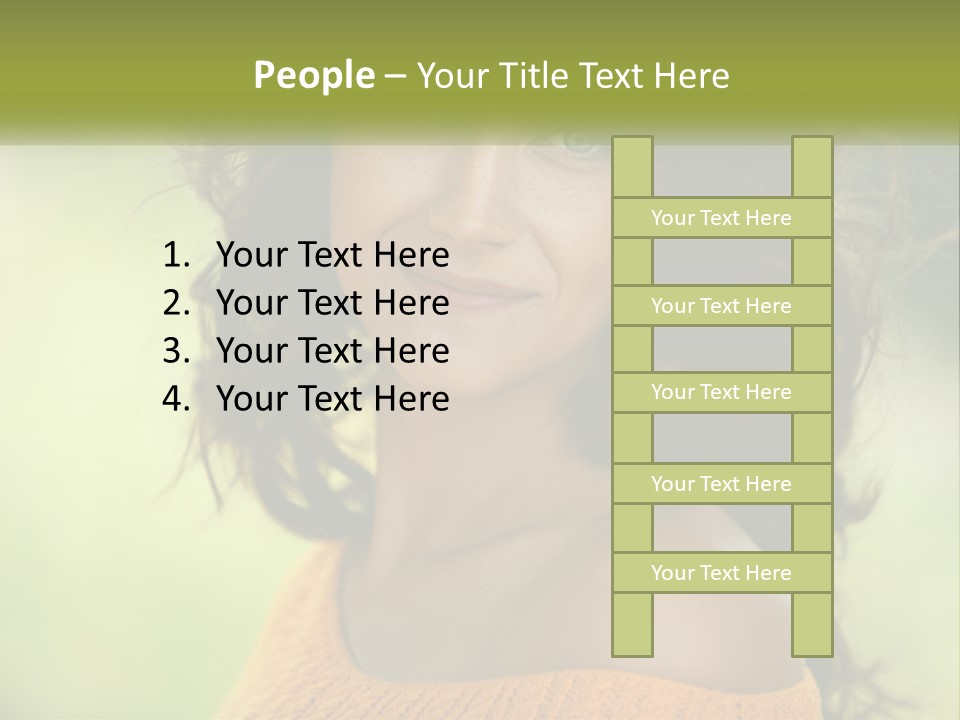 Smiling Girl PowerPoint Template