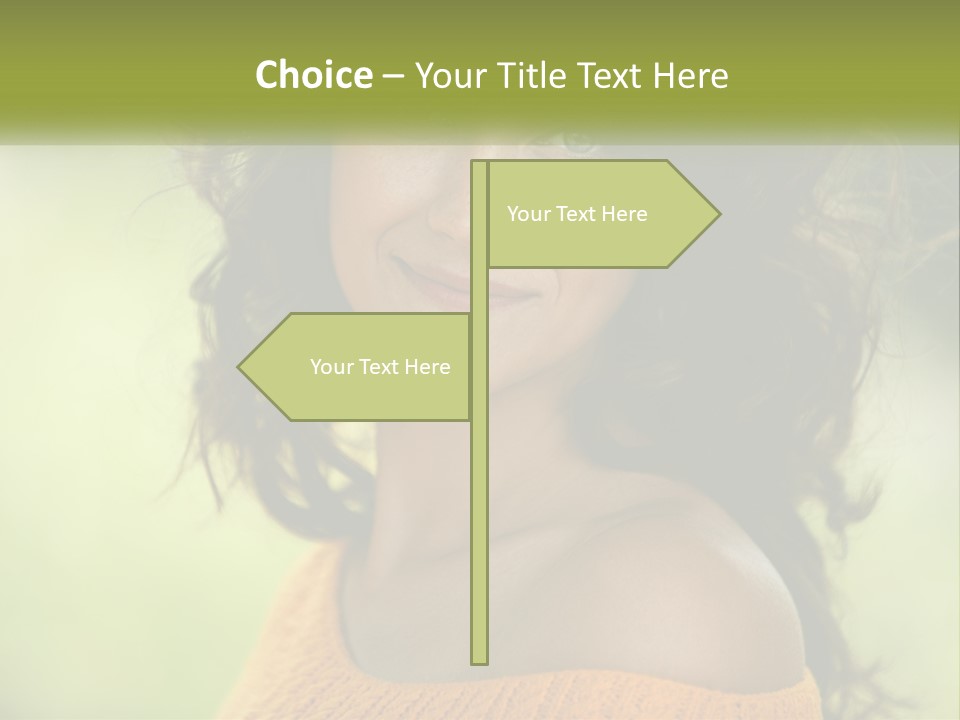 Smiling Girl PowerPoint Template