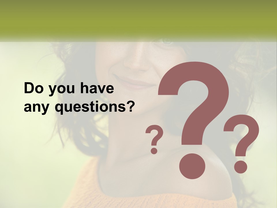 Smiling Girl PowerPoint Template