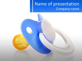 Baby Pacifier PowerPoint Template