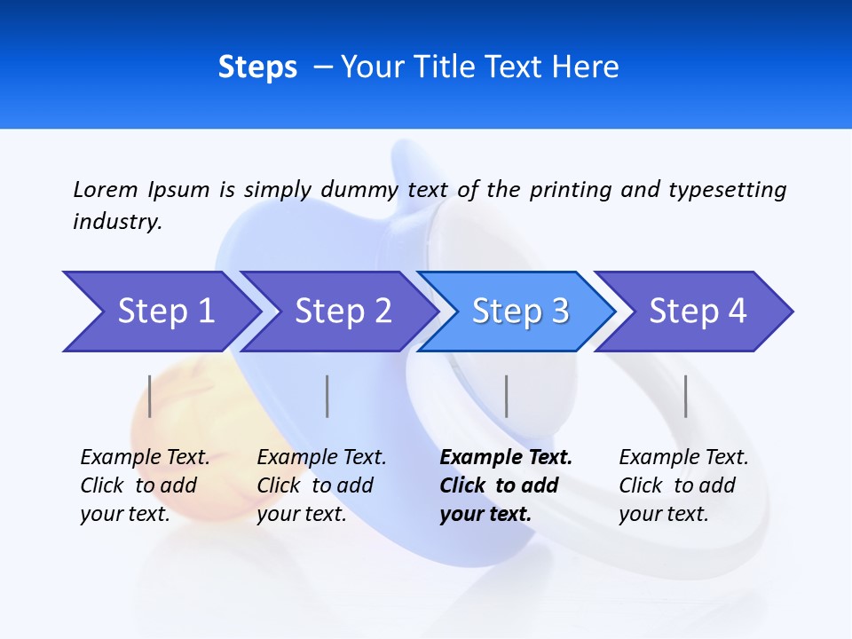 Baby Pacifier PowerPoint Template