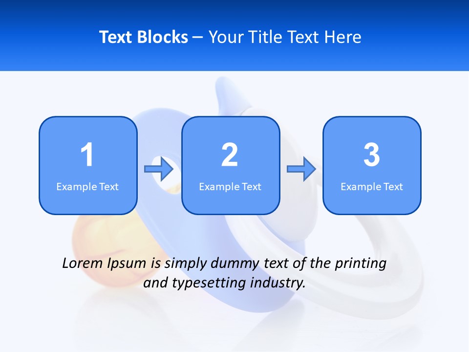 Baby Pacifier PowerPoint Template