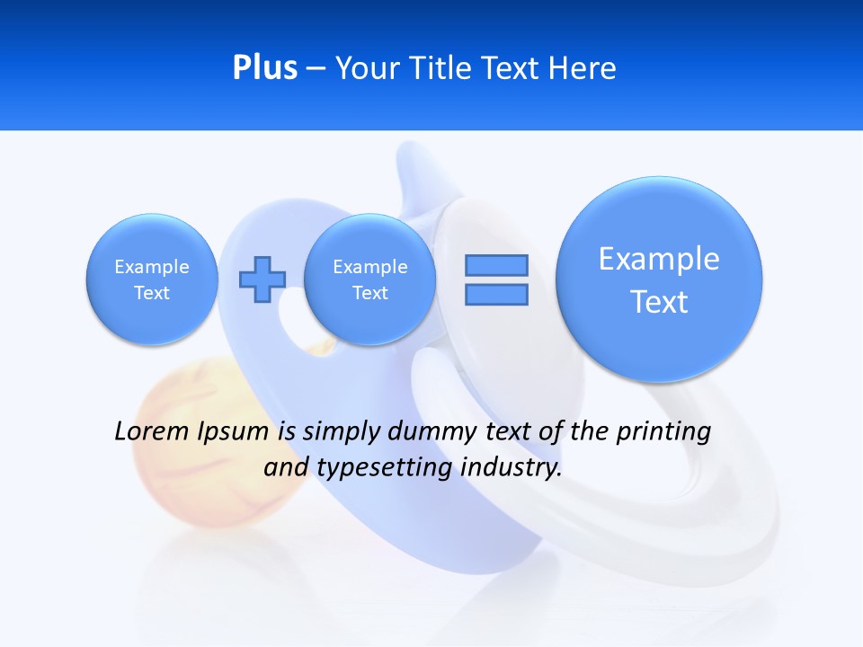 Baby Pacifier PowerPoint Template