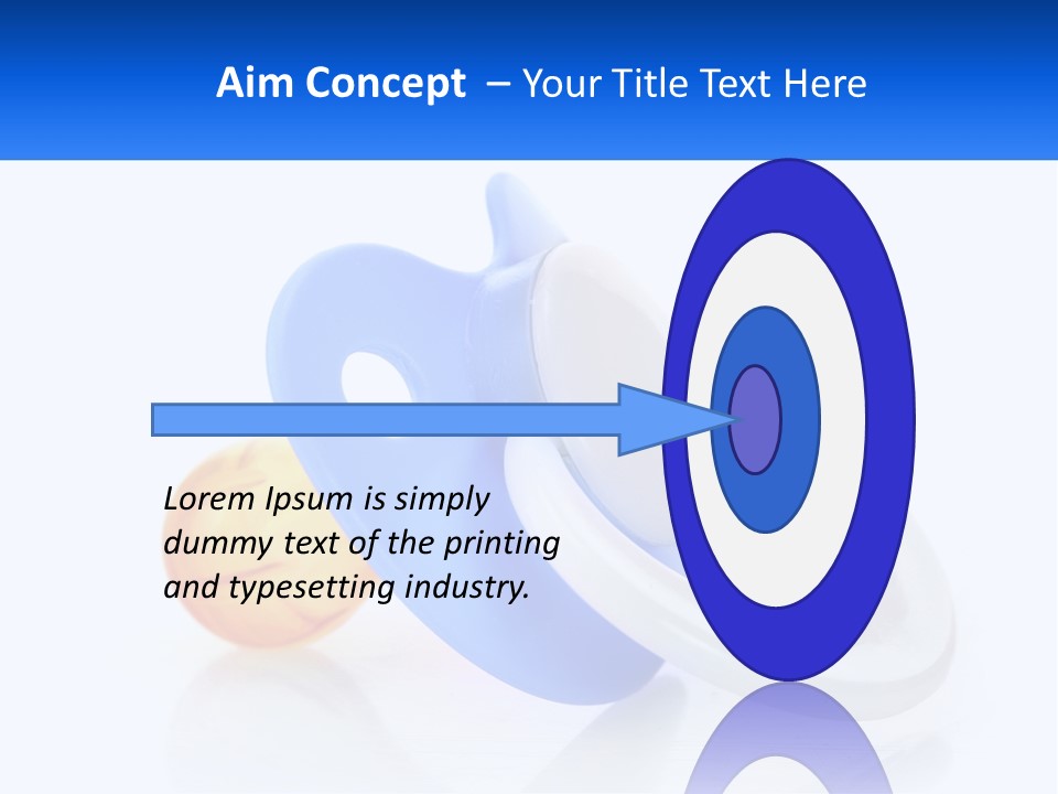 Baby Pacifier PowerPoint Template