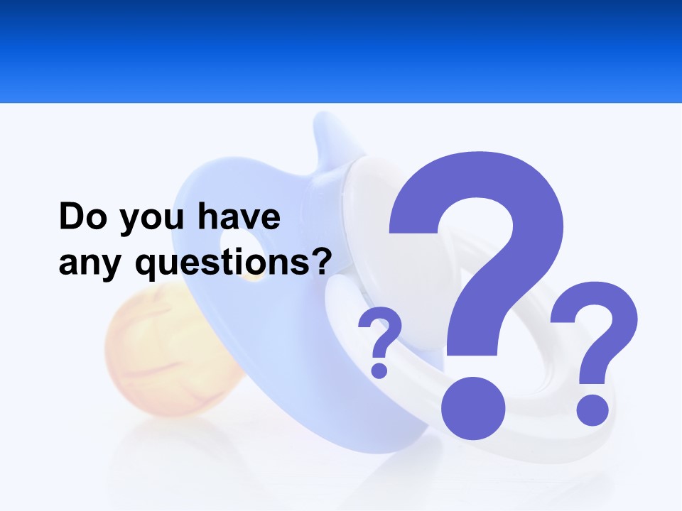 Baby Pacifier PowerPoint Template