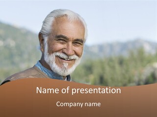 Old Man PowerPoint Template