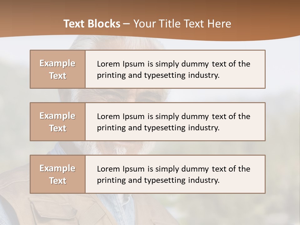 Old Man PowerPoint Template
