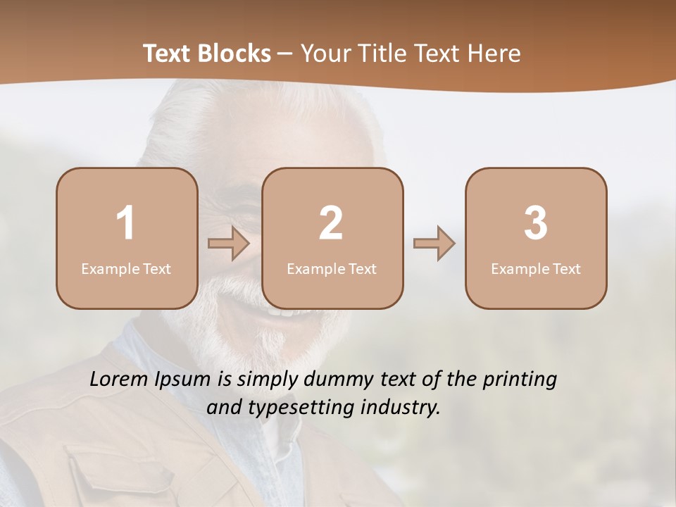 Old Man PowerPoint Template