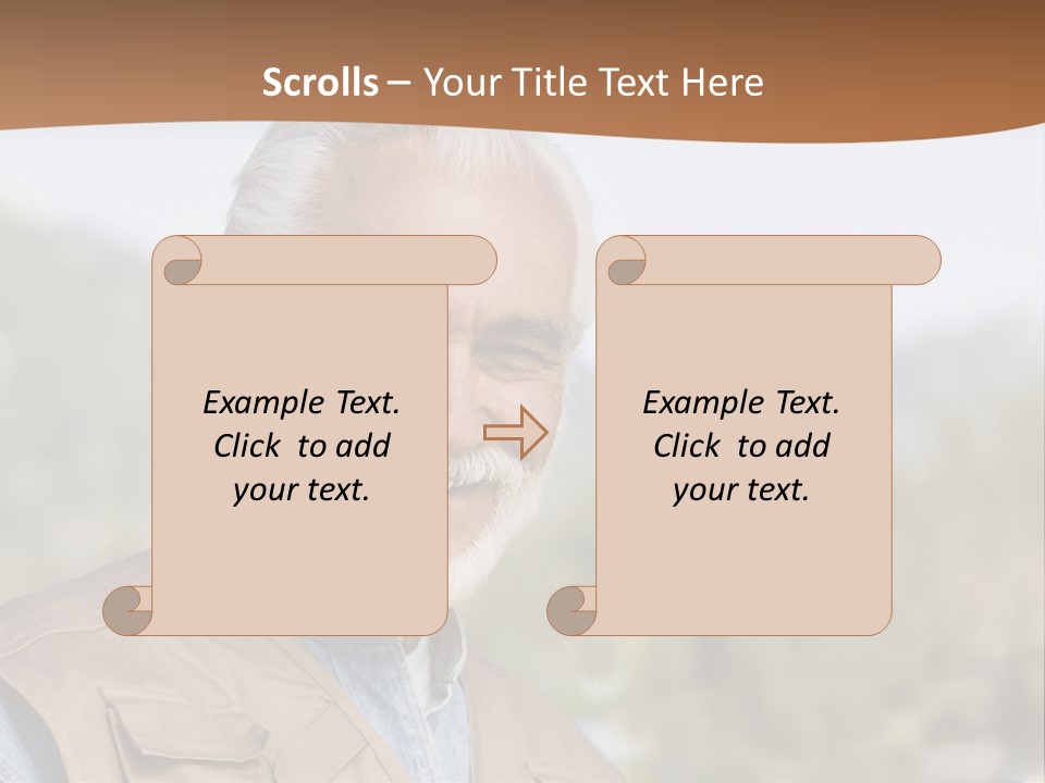 Old Man PowerPoint Template