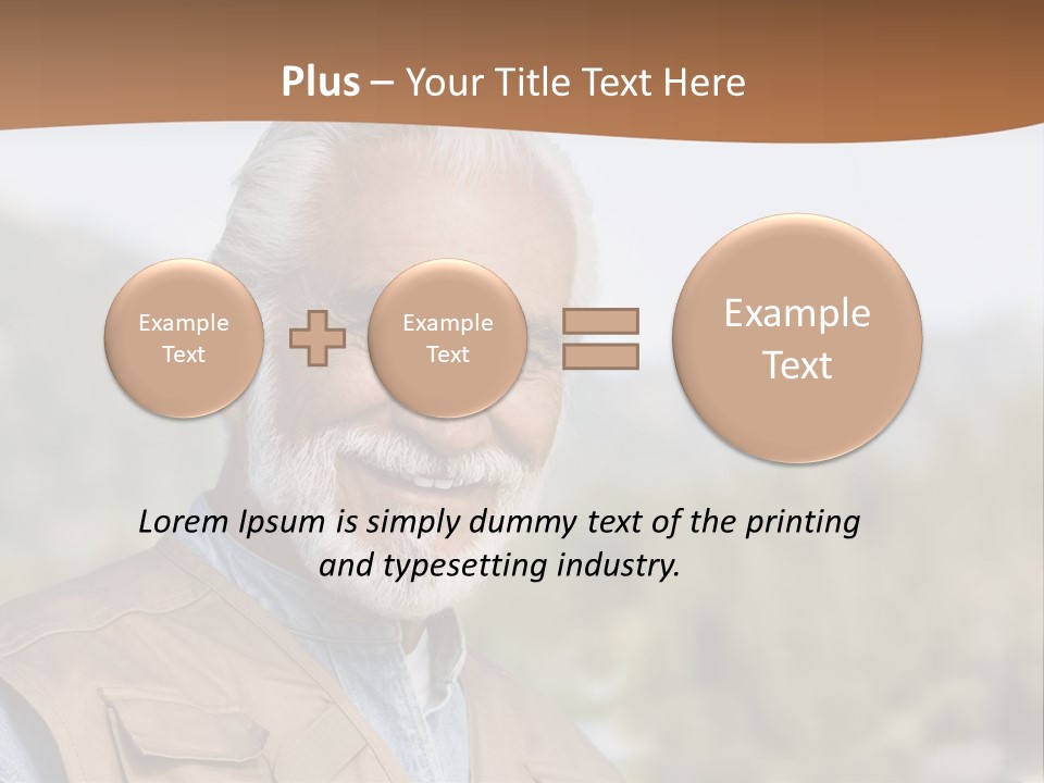Old Man PowerPoint Template
