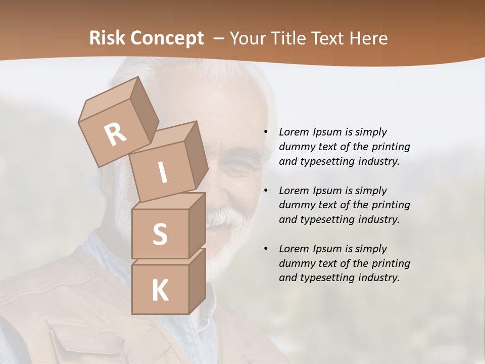 Old Man PowerPoint Template