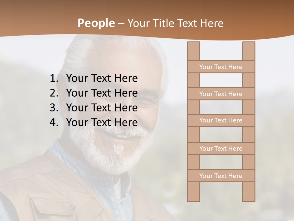 Old Man PowerPoint Template