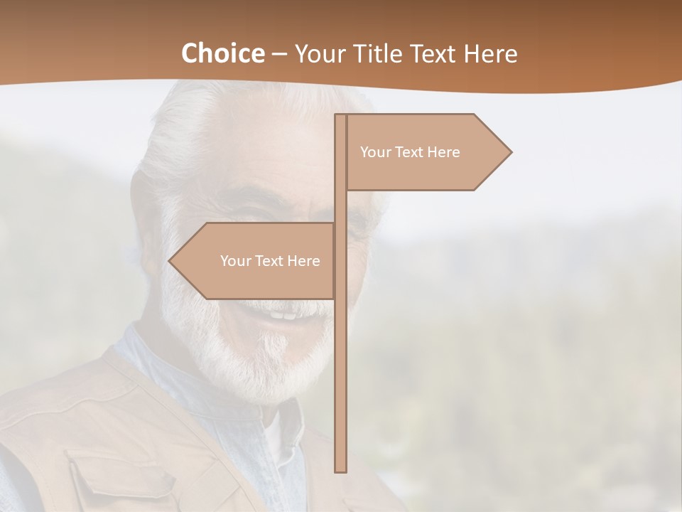 Old Man PowerPoint Template