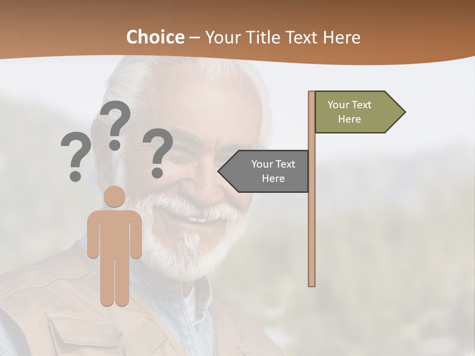 Old Man PowerPoint Template