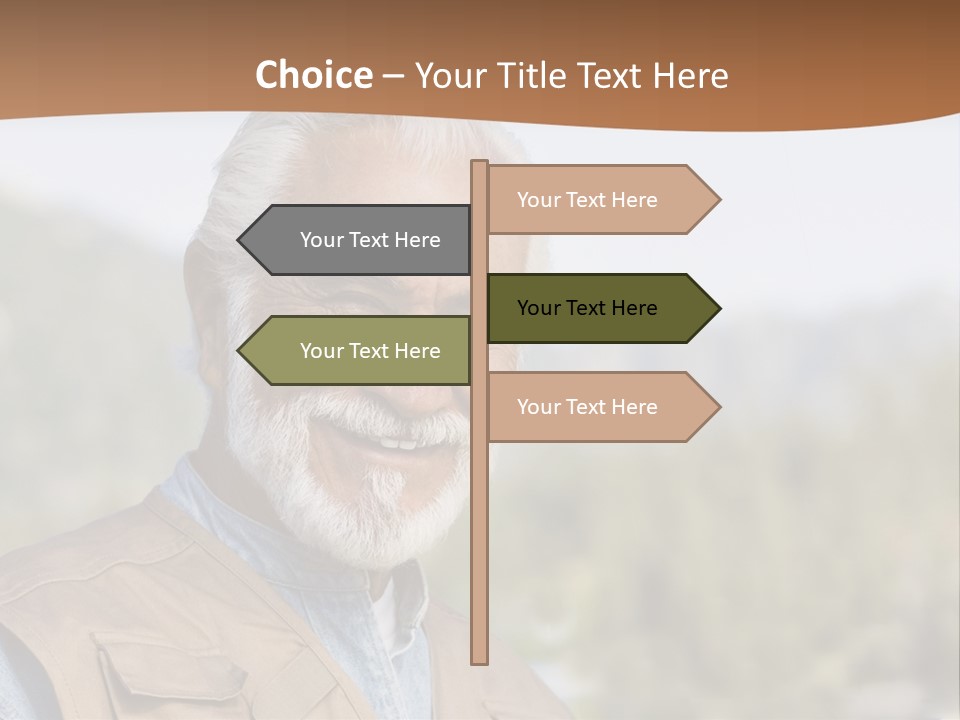 Old Man PowerPoint Template