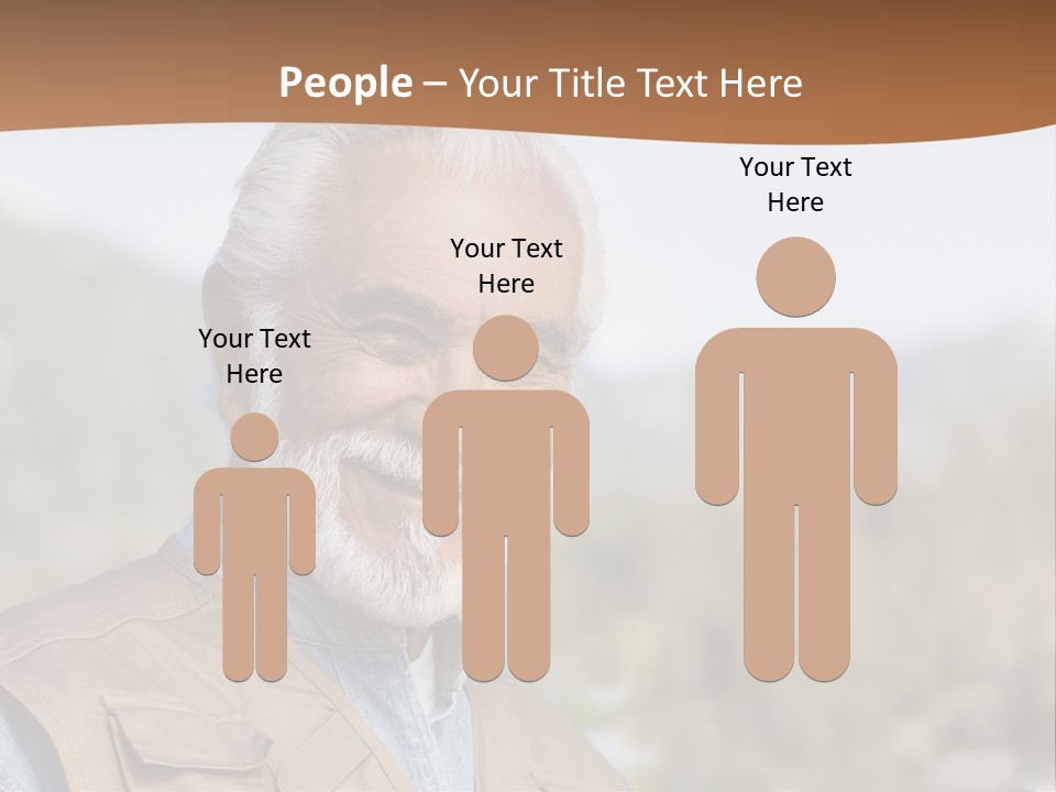 Old Man PowerPoint Template