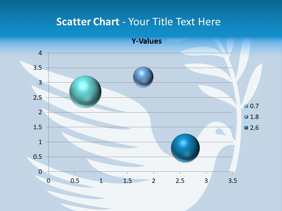 The Dove Of Peace Carries An Olive Branch PowerPoint Template