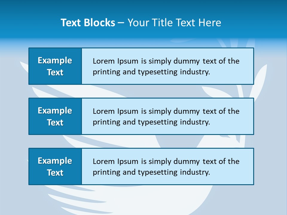 The Dove Of Peace Carries An Olive Branch PowerPoint Template