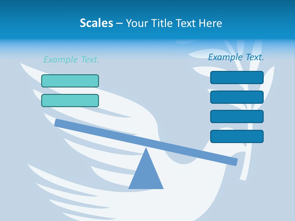 The Dove Of Peace Carries An Olive Branch PowerPoint Template