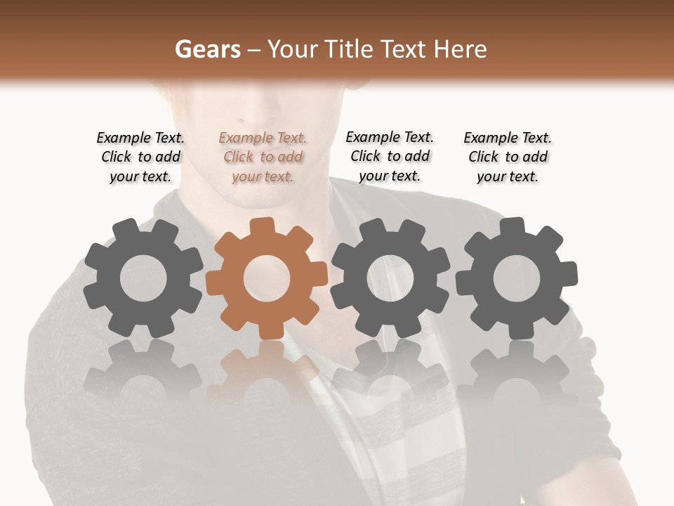 Guy With Mohawk PowerPoint Template