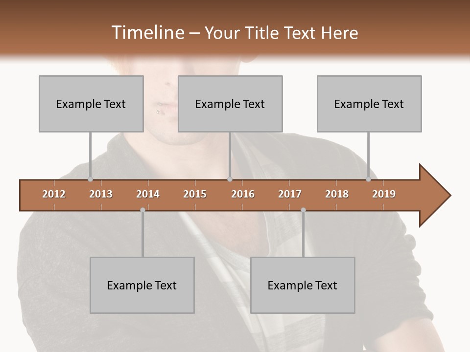 Guy With Mohawk PowerPoint Template
