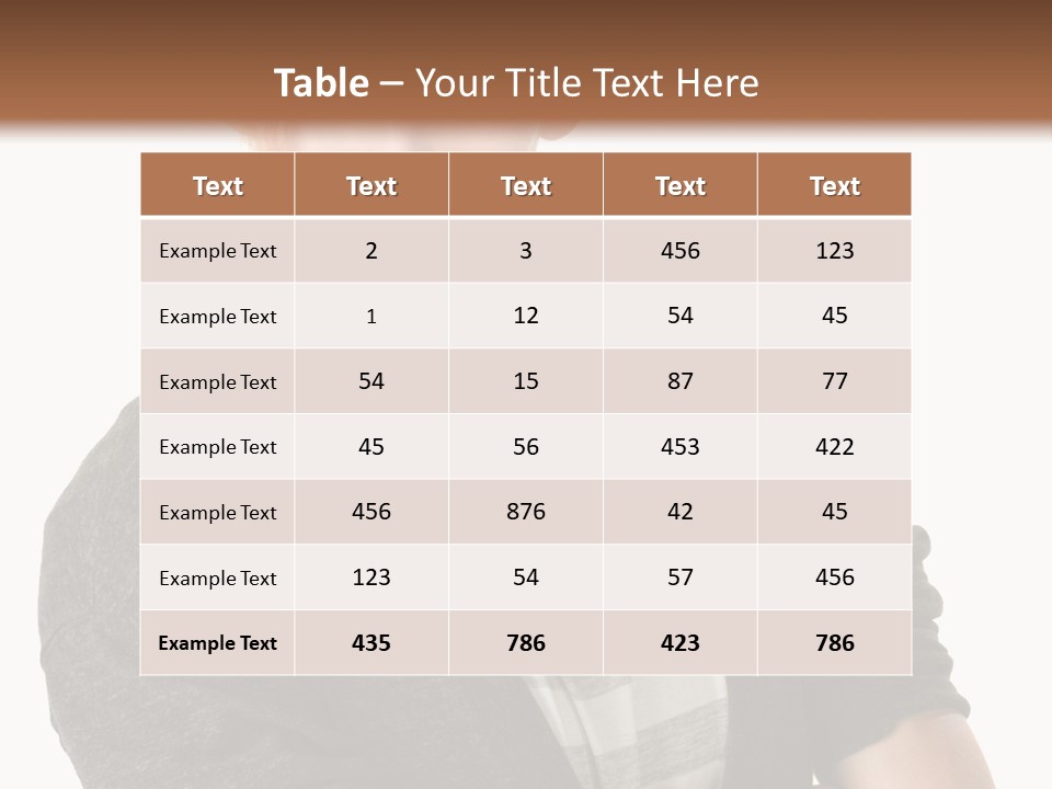 Guy With Mohawk PowerPoint Template