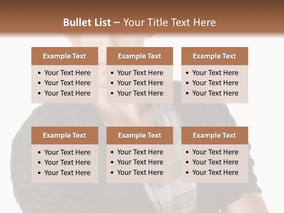Guy With Mohawk PowerPoint Template