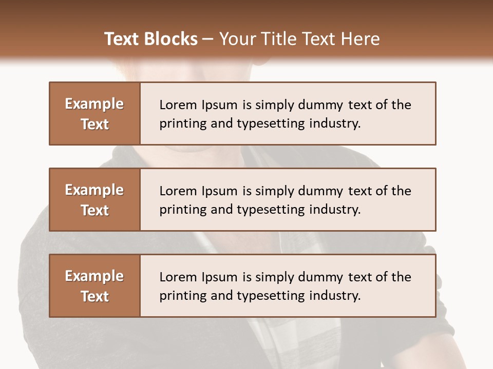 Guy With Mohawk PowerPoint Template